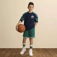 Xersion Little & Big Kid Boys Crew Neck Fleece Long Sleeve Sweatshirt
