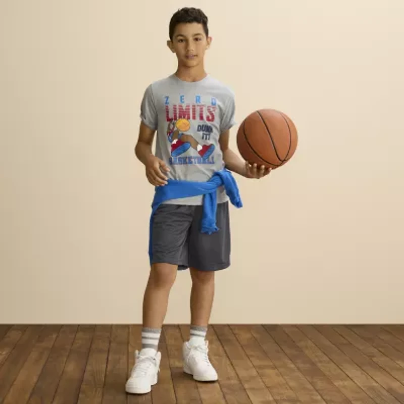 Xersion Little & Big Kid Boys Crew Neck Short Sleeve Regular Fit Graphic T-Shirt