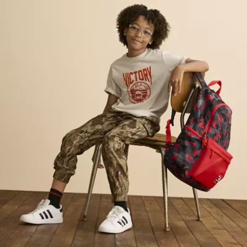 Xersion Little & Big Kid Boys Crew Neck Short Sleeve Regular Fit Graphic T-Shirt
