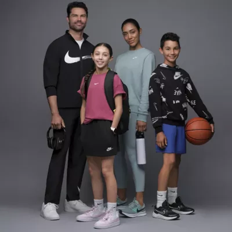 Nike Club Big Kid Unisex Long Sleeve Active Hoodie