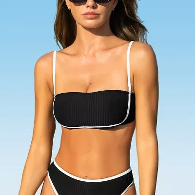 CUPSHE Swimwear Adjustable Straps Bra Bikini Swimsuit Top
