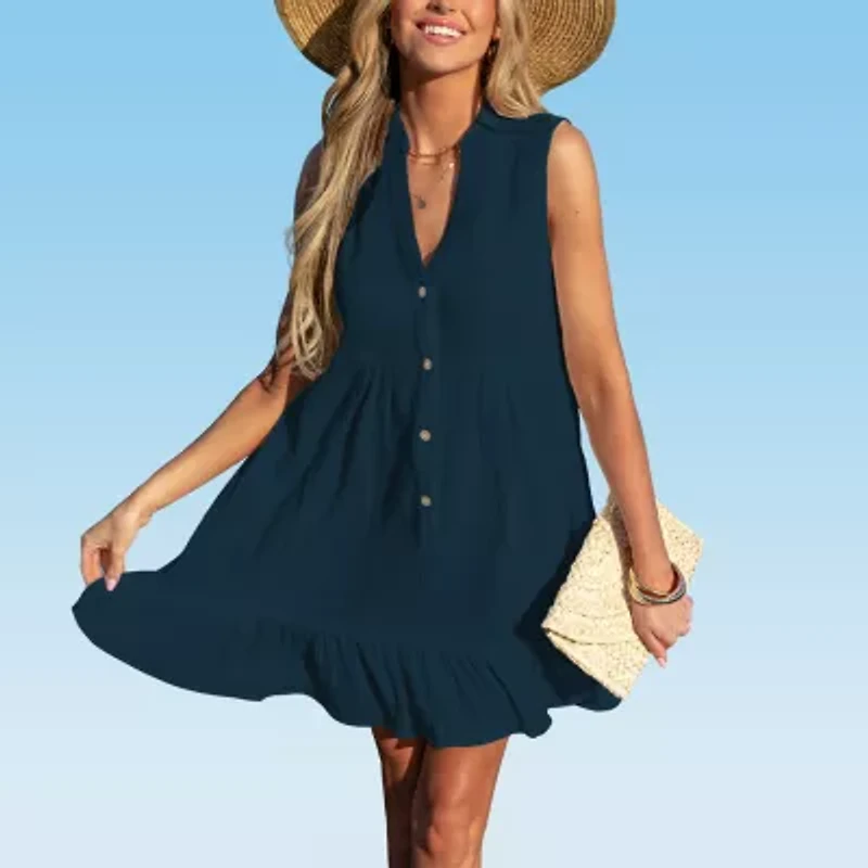 CUPSHE Swim Wear Womens Dress Swimsuit Cover-Up