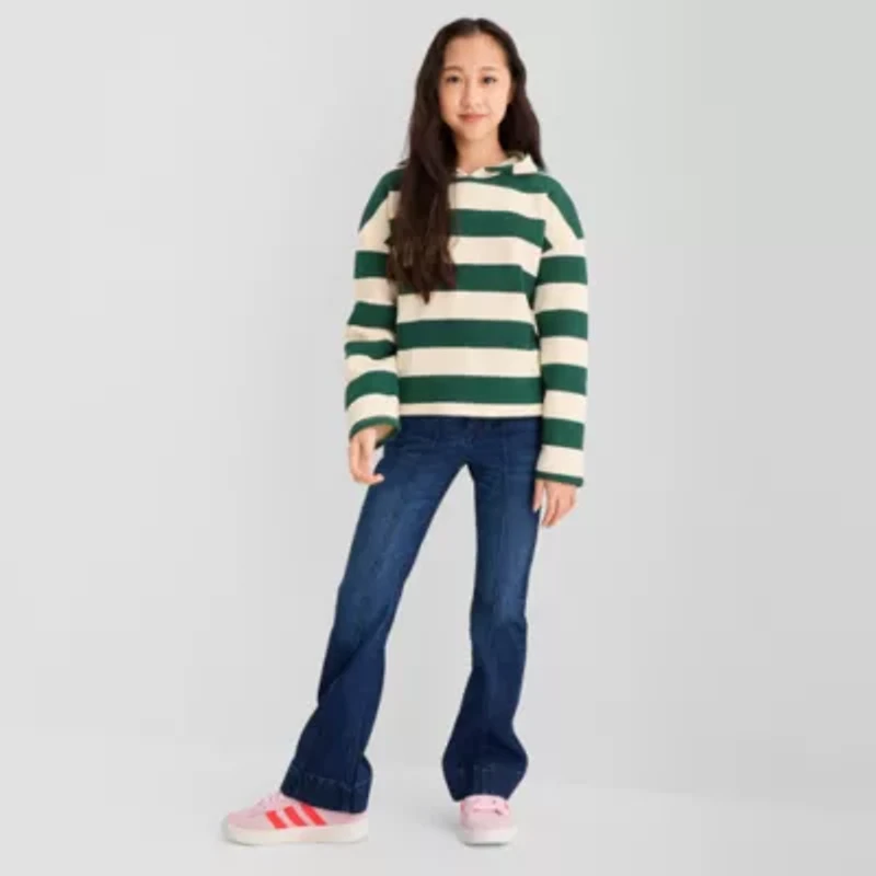 Thereabouts Little & Big Kid Girls Long Sleeve Fleece Hoodie