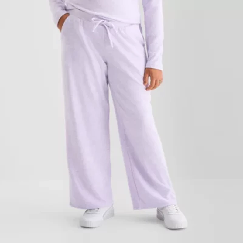 Thereabouts Little & Big Kid Girls Wide Leg Regular Fit Pull-On Pant