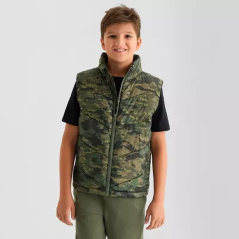 Xersion Little & Big Kid Boys Heavyweight Puffer Vest