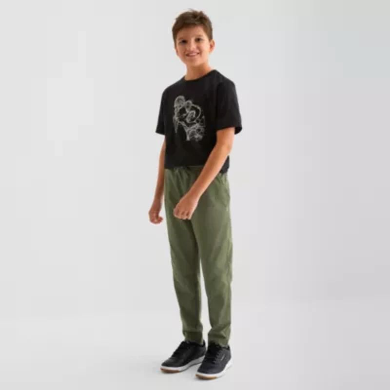 Xersion Little & Big Kid Boys Quick Dry Mid Rise Tapered Regular Fit Pull-On Pant