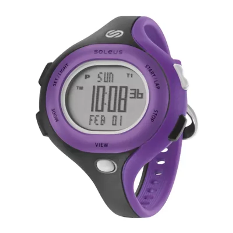 Soleus Chicked Womens Black Digital Running Watch