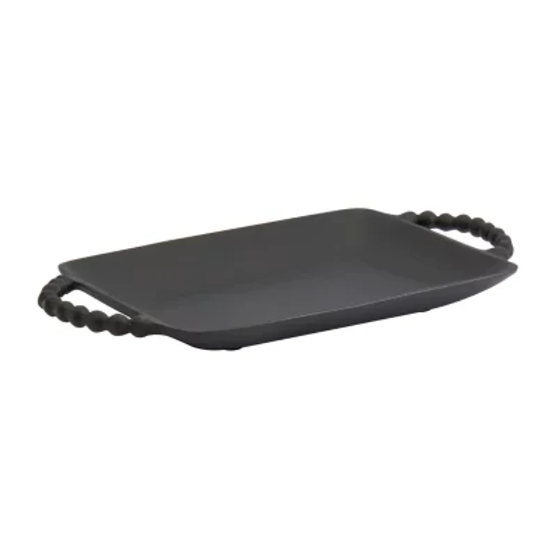 Tabletops Unlimited Aluminum Beaded Aluminum Serving Tray