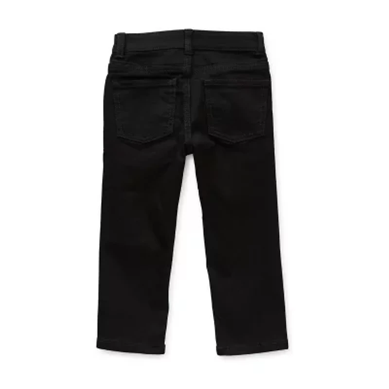 Thereabouts Little & Big Kid Boys Adaptive Adjustable Waist Stretch Fabric Straight Leg Jean