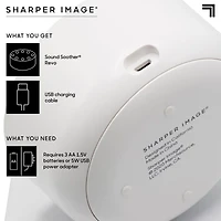 Sharper Image Sleep Therapy Sound Soother 4inch