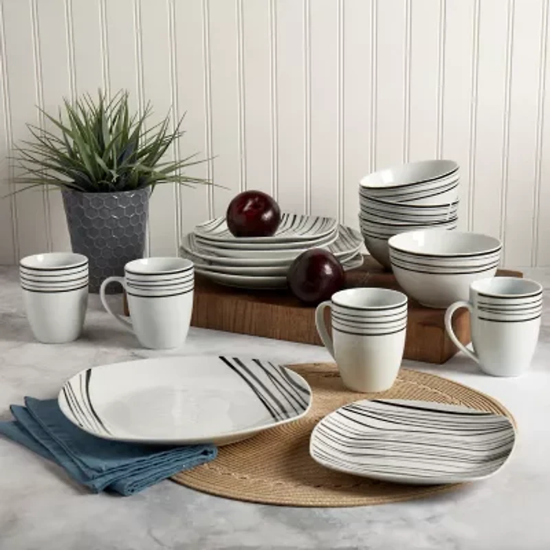 Tabletops Gallery® Justin 16-pc. Dinnerware Set