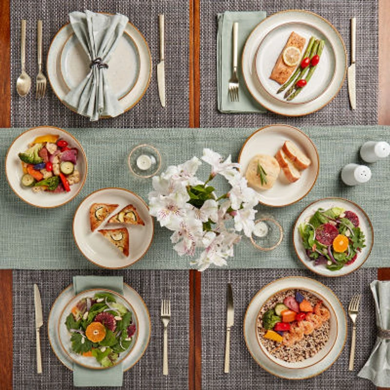 Tabletops Unlimited Hanover Sea 12-pc. Stoneware Dinnerware Set