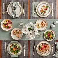 Tabletops Unlimited Hanover Sea 12-pc. Stoneware Dinnerware Set