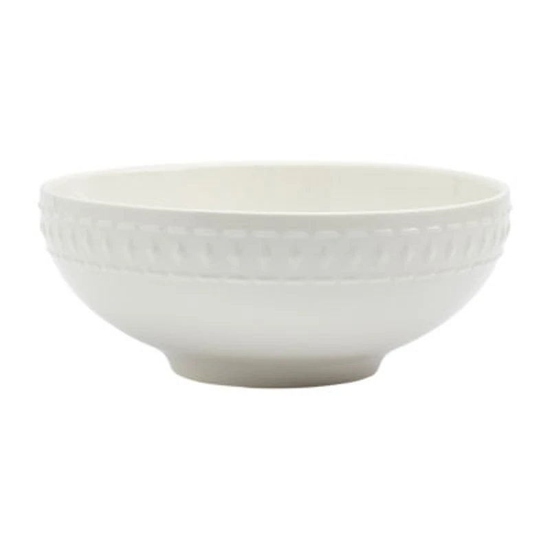 Tabletops Unlimited Bloom White 3-pc. Porcelain Dinnerware Set
