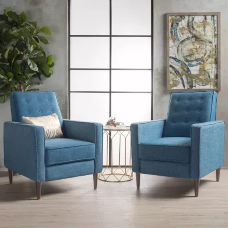 2-pc. Tufted Track-Arm Recliner