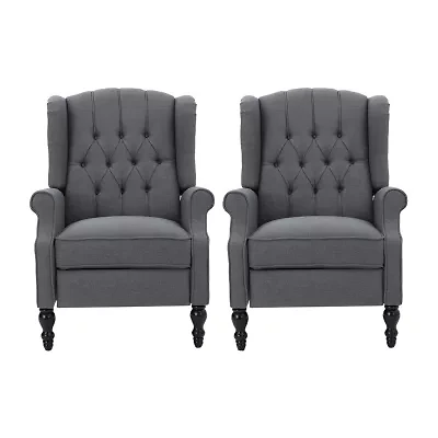 2-pc. Tufted Roll-Arm Recliner
