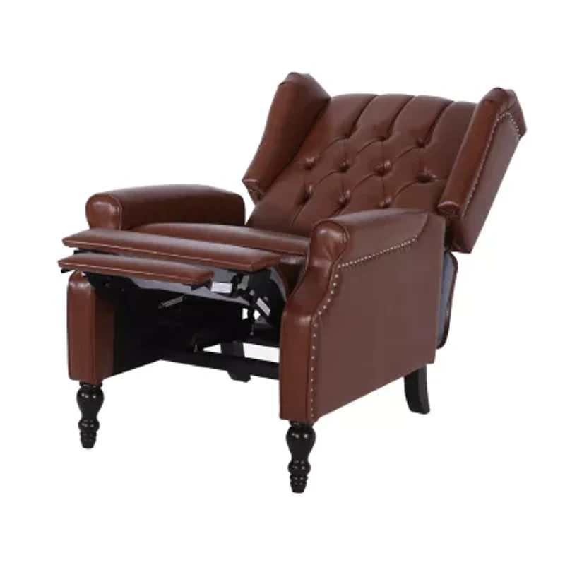 2-pc. Tufted Roll-Arm Recliner