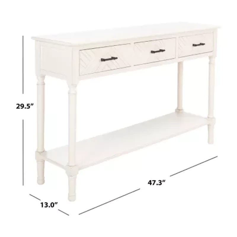 Safavieh Peyton Storage 3-Drawer Console Table