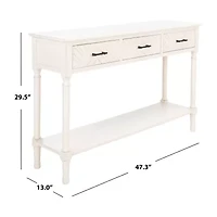 Safavieh Peyton Storage 3-Drawer Console Table