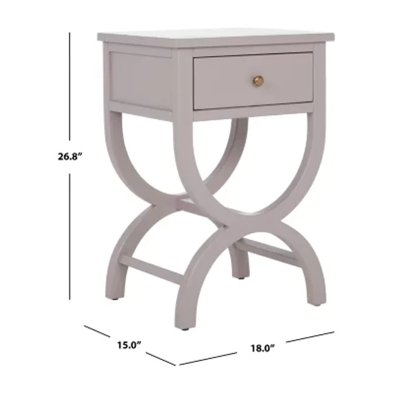 Maxine 1 Drawer Storage End Table