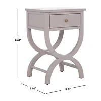 Maxine 1 Drawer Storage End Table