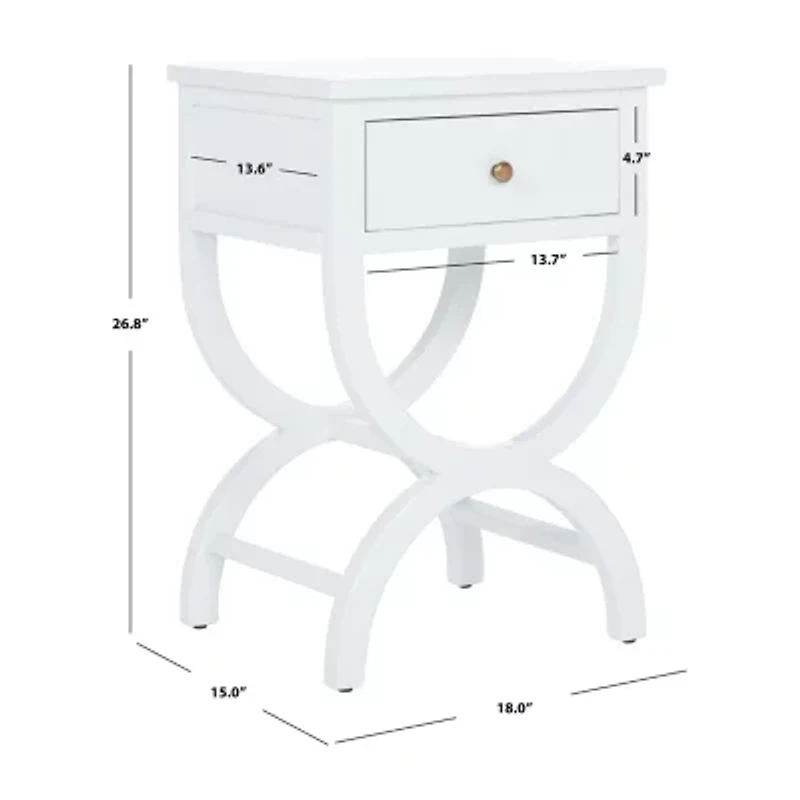 Maxine 1 Drawer Storage End Table