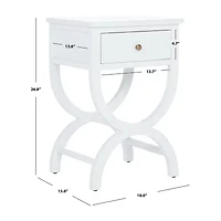 Maxine 1 Drawer Storage End Table