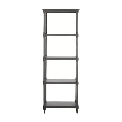 Safavieh Odessa Storage Wood 4-Shelf Etagere Bookshelf