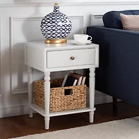 Siobhan 1 Drawer Storage End Table