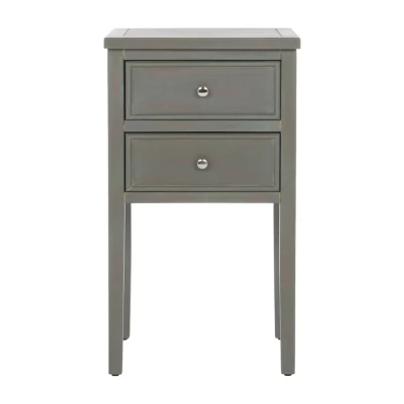 Toby 2 Drawer Storage End Table