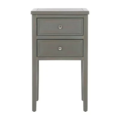 Toby 2 Drawer Storage End Table