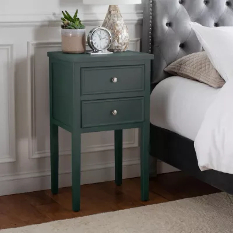 Toby 2 Drawer Storage End Table