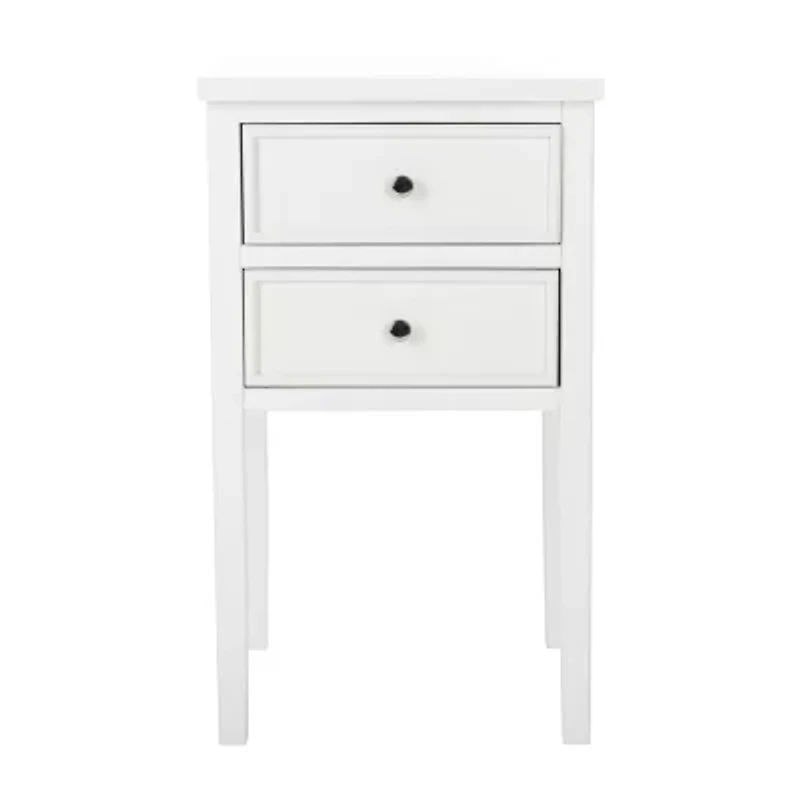 Toby 2 Drawer Storage End Table