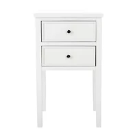 Toby 2 Drawer Storage End Table