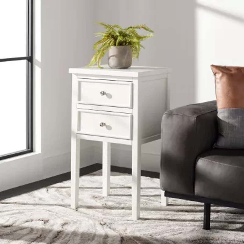 Toby 2 Drawer Storage End Table