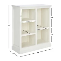 Maralah Storage Wood 5-Shelf Cube Unit Bookshelf