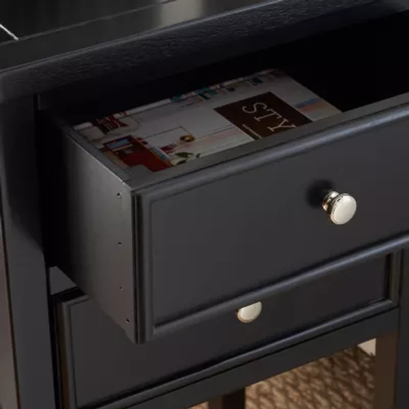 Toby 2 Drawer Storage End Table