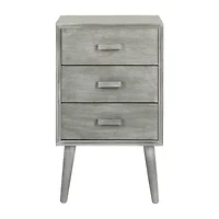 Pomona 3 Drawer Storage End Table