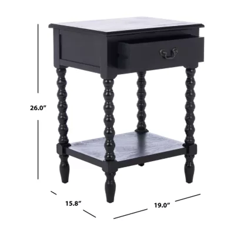 Athena Storage 1-Drawer End Table