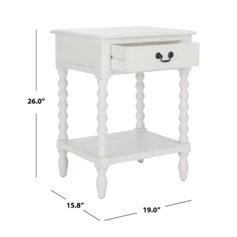 Safavieh Athena Storage 1-Drawer End Table