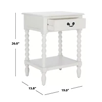 Safavieh Athena Storage 1-Drawer End Table