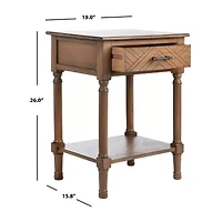 Safavieh Peyton Storage 1-Drawer End Table