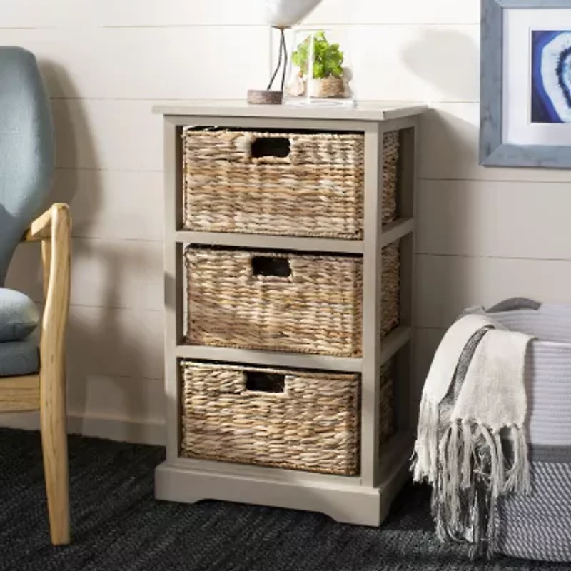 Safavieh Halle Storage 3-Drawer End Table