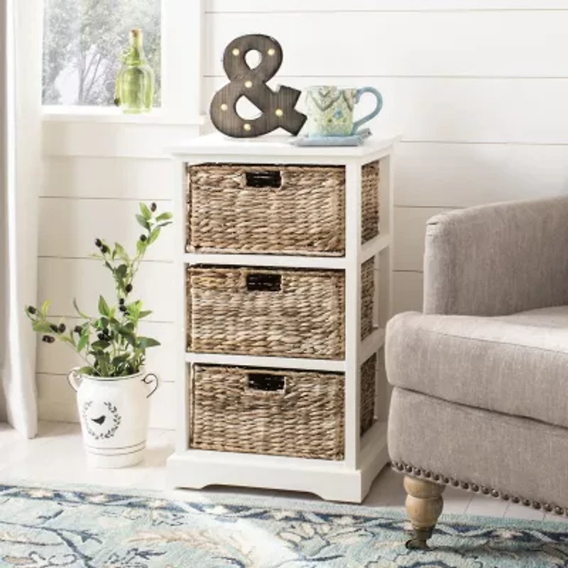 Safavieh Halle Storage 3-Drawer End Table