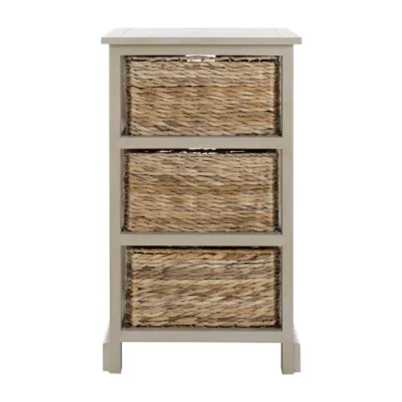 Safavieh Halle Storage 3-Drawer End Table