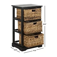 Safavieh Halle Storage 3-Drawer End Table