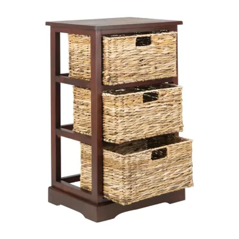 Halle Storage 3-Drawer End Table