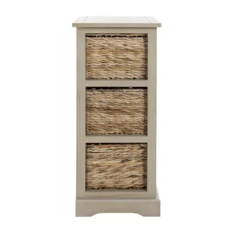 Safavieh Halle Storage 3-Drawer End Table