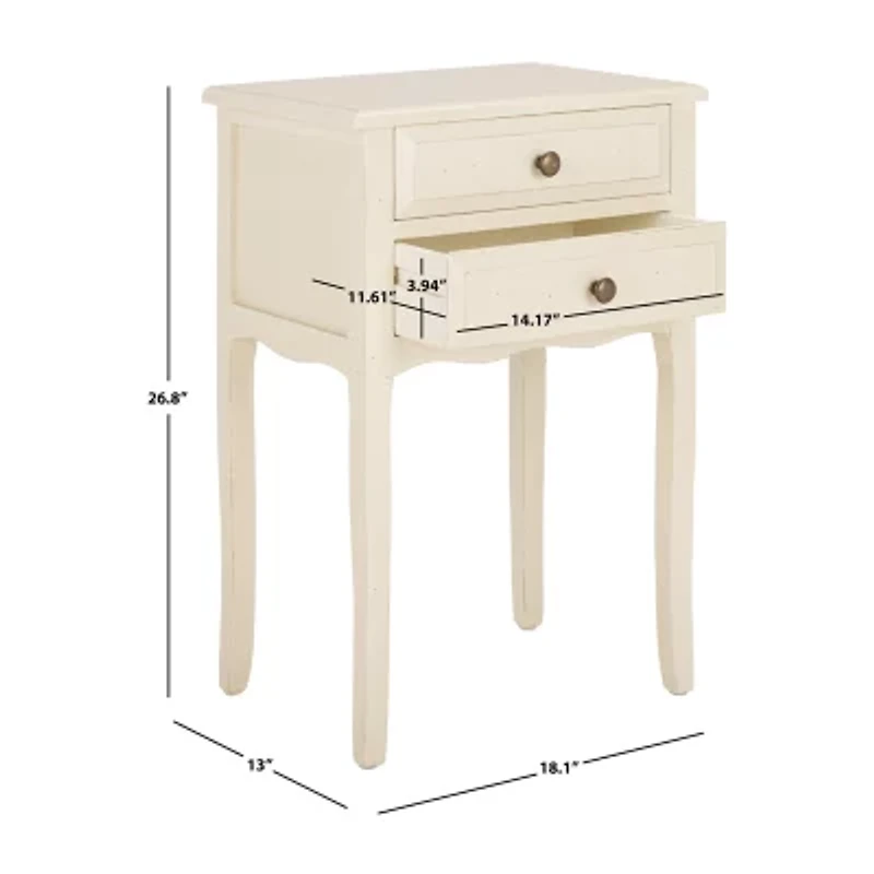 Safavieh Lori Storage 2-Drawer End Table