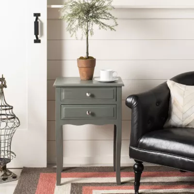 Lori Storage 2-Drawer End Table